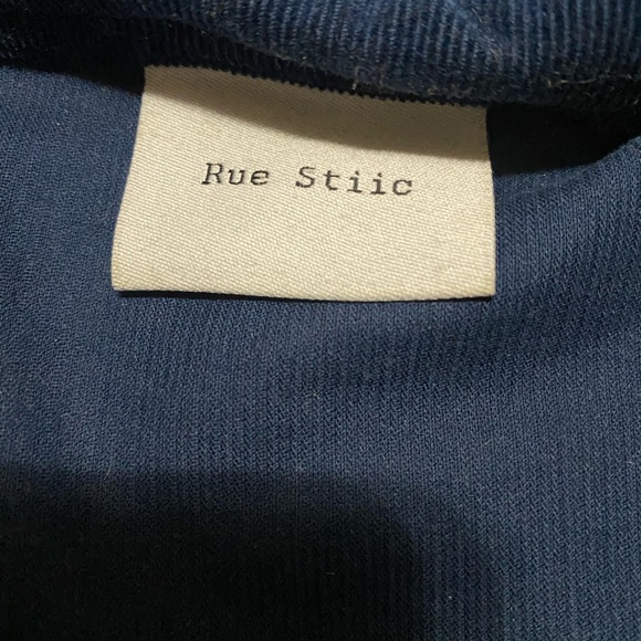 Rue Stiic blue corduroy Utility Jumpsuit - Picture 6 of 6